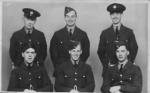 Dick (front right) with fellow RAF recruits.